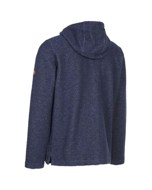 Trespass Blue Scawton Zipped Hoodie Marl) for men