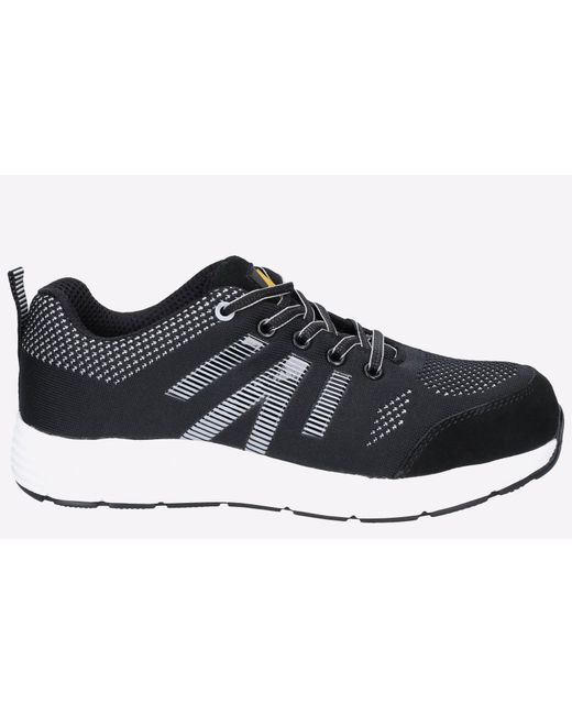 Amblers Safety Black As714 Bolt Trainer for men