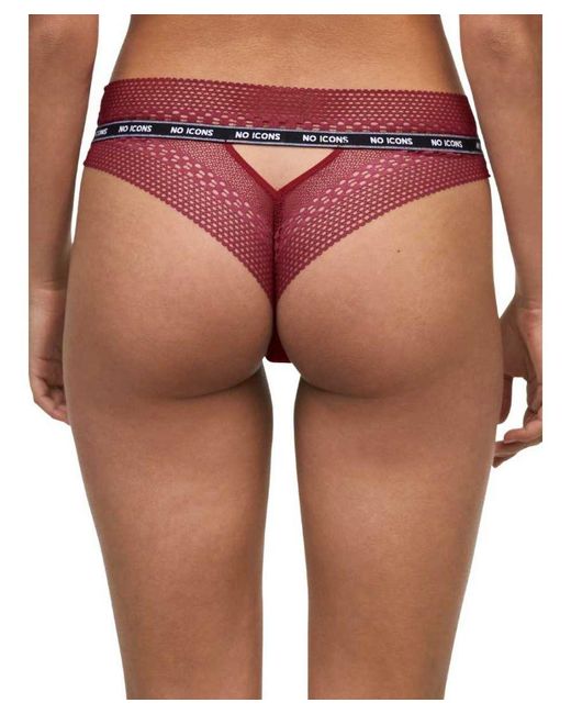 Chantelle Red No Icons Tanga