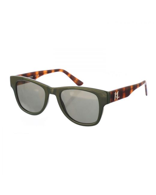 Karl Lagerfeld Gray Kl6088S Oval-Shaped Acetate Sunglasses for men