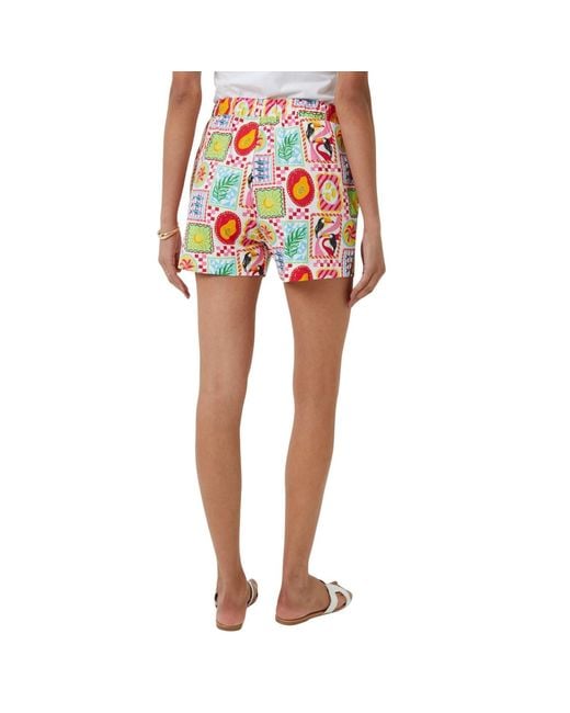 Threadbare Blue Ladies Eiren Regular Shorts (Pack Of 2) /Multicoloured)