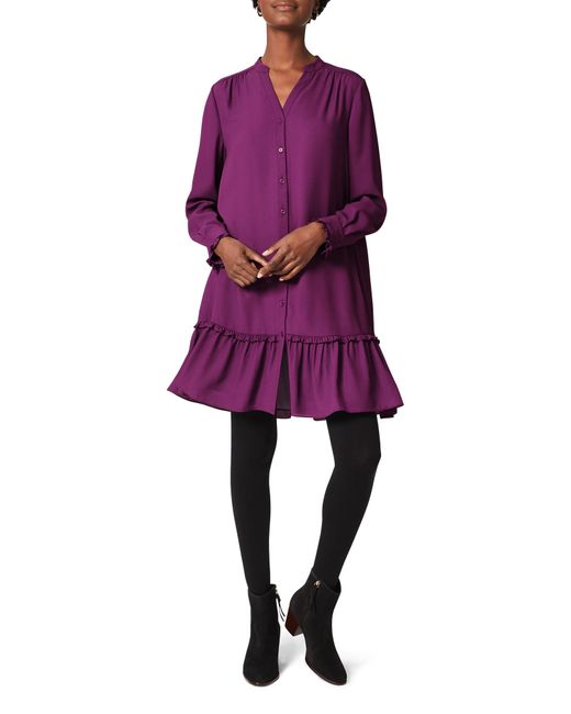 Hobbs Purple Dianna Dress