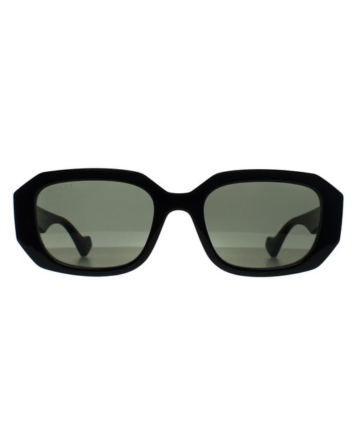 Gucci Black Rectangle Shiny Light Mirror Gg1535S