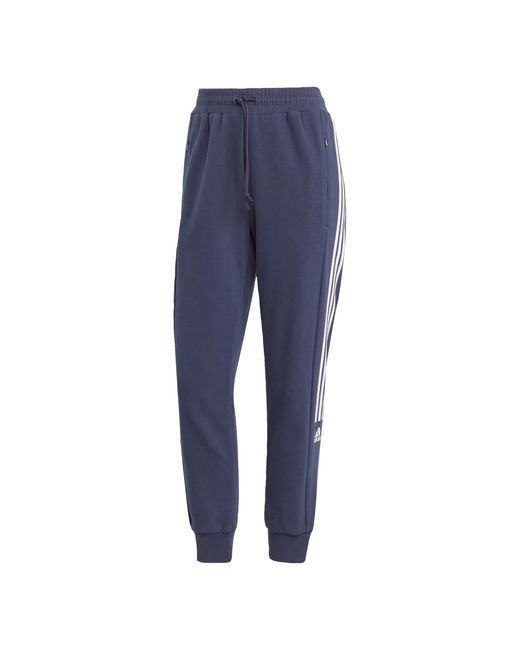 Adidas Originals Blue Aeroready Made For Training Cotton-Touch Pants
