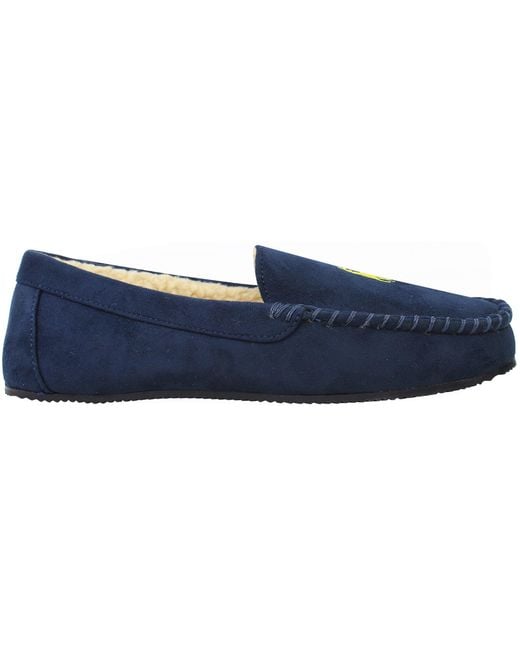 Ralph Lauren Blue Dezi Iv Moccasin Slippers for men
