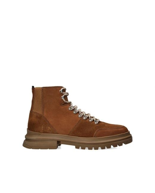 Kurt Geiger Brown Leather Viper Hiker Boots Leather for men