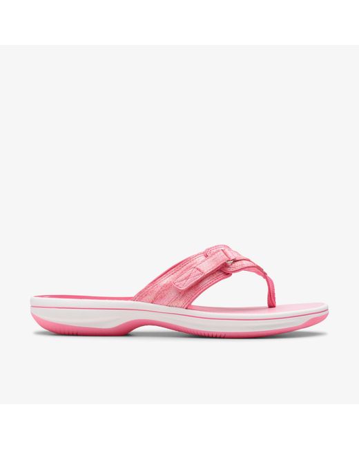 Clarks Pink Brinkley Sea Ombre Sandals