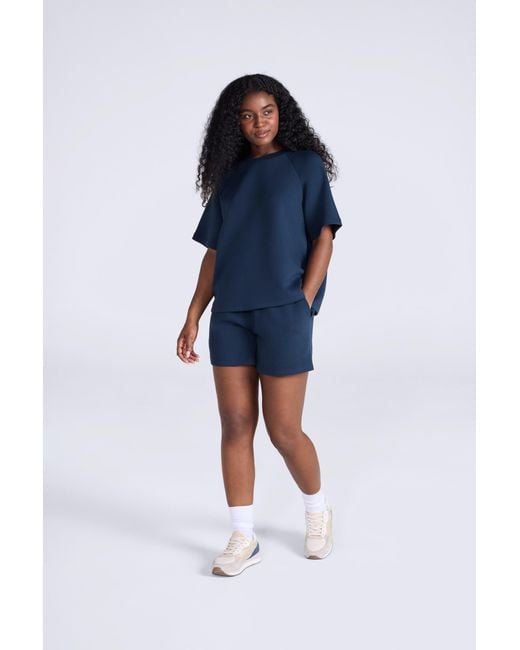 Mountain Warehouse Blue 'Cora' Travel Top Lightweight Comfortable Short Sleeve Casual Summer T-Shirt