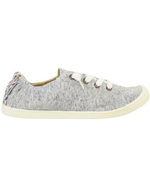 Roxy White Rory Heather Plimsolls Canvas
