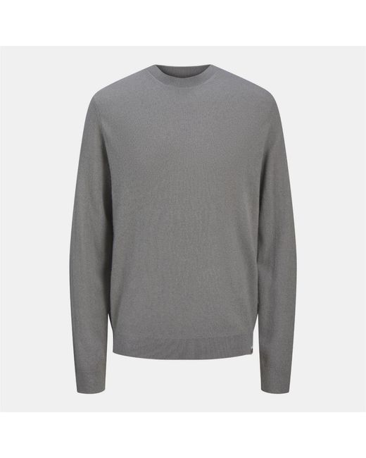 Jack & Jones Gray And Brooks Relaxed Fit Cashmere Blend Sweater Crew Sweatshirt for men