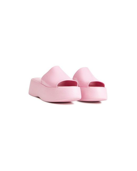 Melissa Pink Becky Platform Sandals