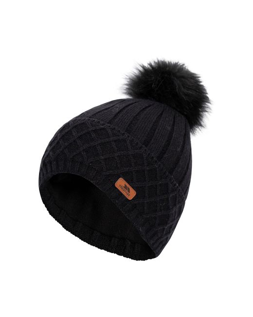 Trespass Black Ladies Sherbet Beanie