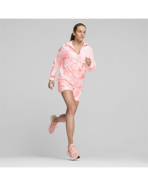 PUMA Pink Ultraweave 2-In-1 Running Jacket