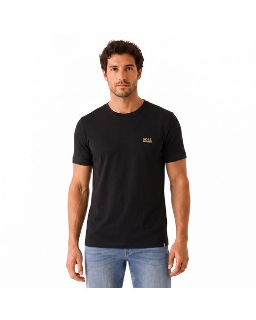 Boss Black Short Sleeve Cotton T-Shirt 50531401 for men