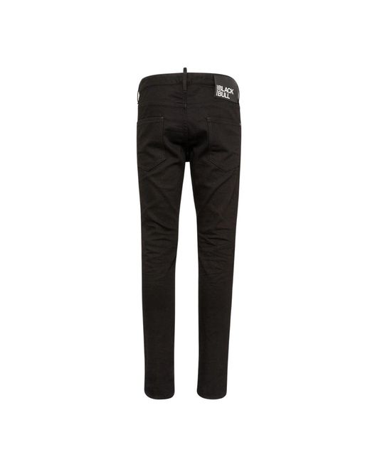 DSquared² Black Bull Cool Guy Jeans Cotton for men