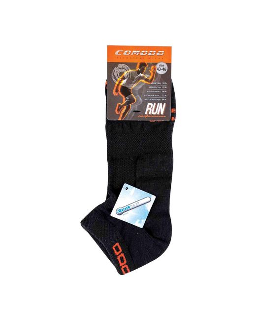 Comodo Black 1 Pack Ultra Coolmax Ankle Length Running Socks for men