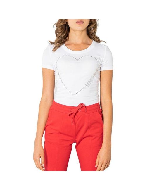 Moschino White Love T-Shirt