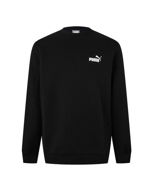 PUMA Black Blank Base Crew Sweatshirt for men