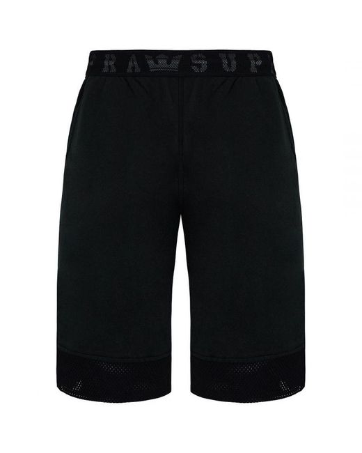 Supra Black All City Team Shorts Cotton for men