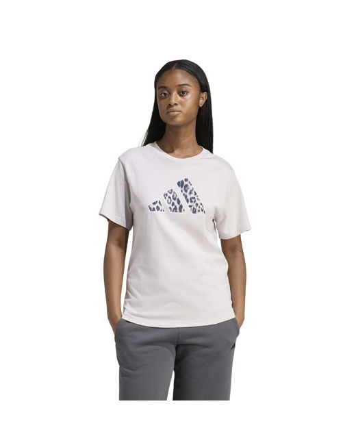 Adidas White Animal T
