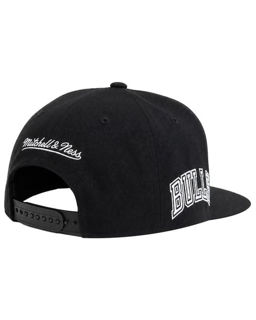 Mitchell & Ness Black Nba Chicago Bulls Evergreen Cap for men