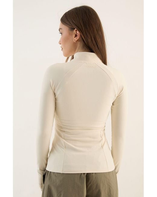 DSGN Studio Purple Sculpt Zip Through Sports Jacket