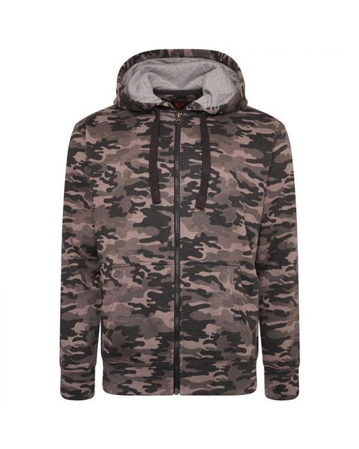KAM Jeanswear Gray Forge Original Camo Tracksuit Set for men