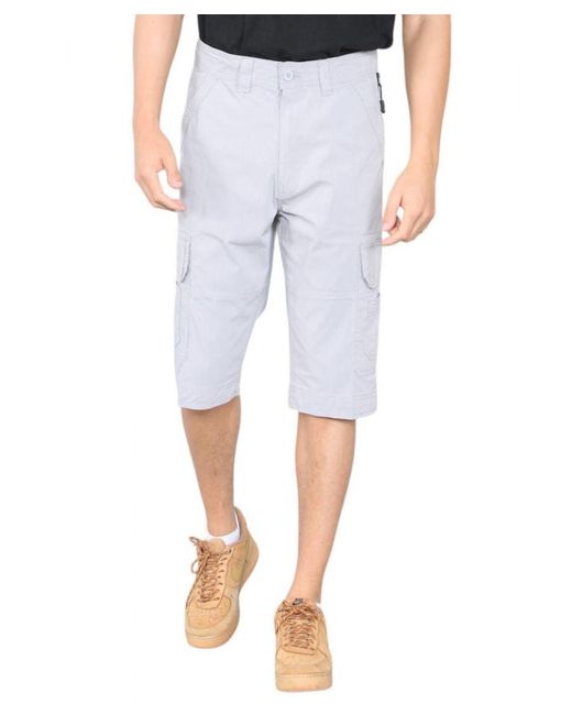 MYT Cargo Multi-pocket Sneldrogende Shorts In Grijs in het Blue voor heren