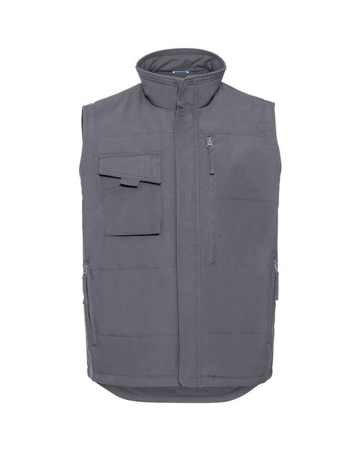 Russell Gray Heavy Duty Gilet (Convoy) for men