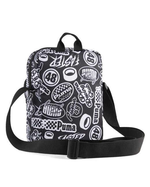 PUMA Black Accessories Academy Aop Portable Cross Body Bag for men