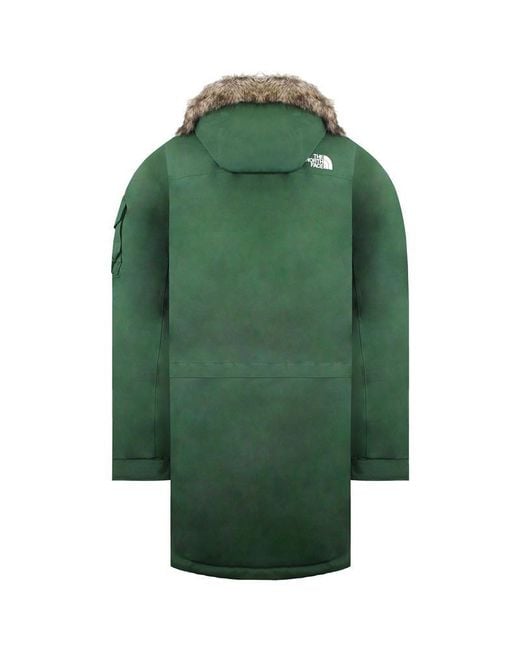 The North Face Green Mcmurdo Parka Jacket Nylon for men