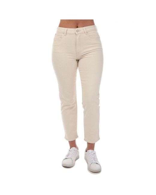 ONLY Natural Womenss Emily Straight Fit High Waist Jeans