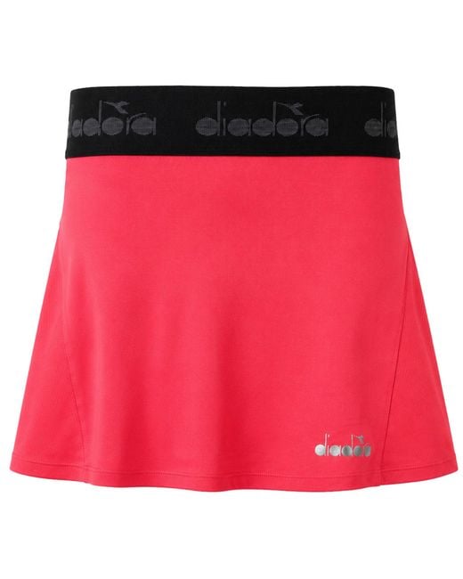 Diadora Red Logo Skirt