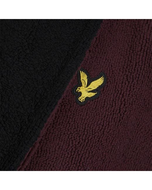 Lyle & Scott Red And Shawl Neck Long Sleeve Robe for men