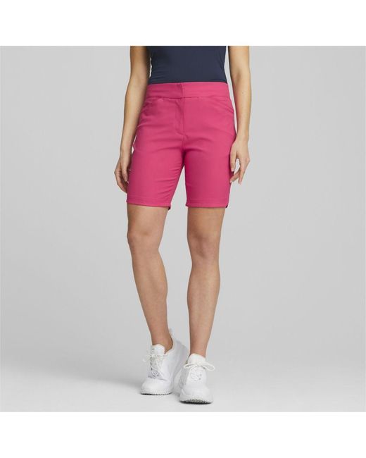 PUMA Pink Bermuda Golf Shorts