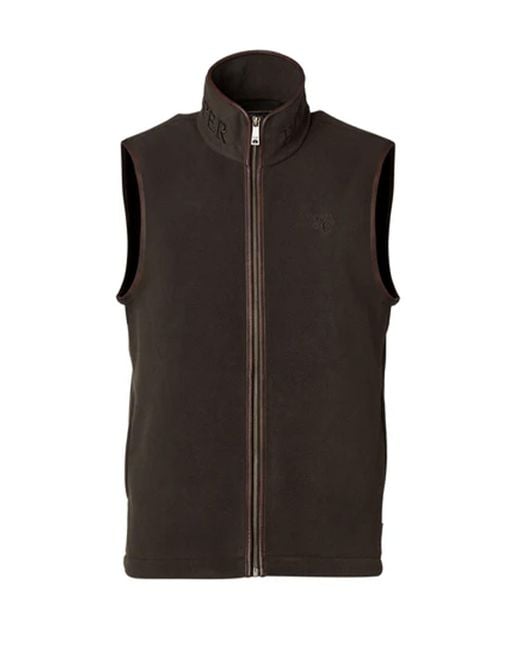 Holland Cooper Black Country Fleece Gilet Khaki for men