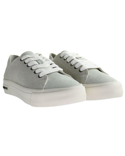 Seavees Gray Sausalito Sea Spray Sneaker Shoes Leather