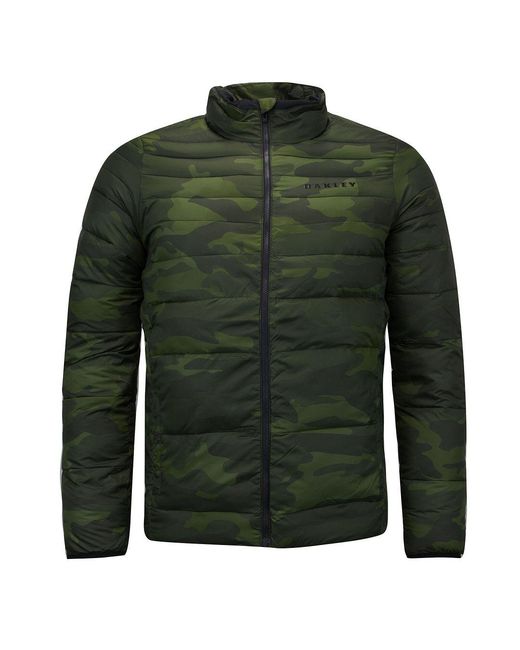 Oakley Green Down Bomber Jacket for men