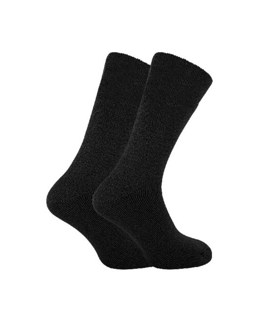 David James Black 2 Pack Thermal Sleep Socks For Winter for men