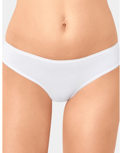 Triumph Blue 10191040 Touch Of Cotton Tai Brief