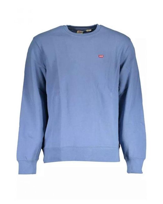 Levi s Levi S Cotton Sweater in Blue for Men Lyst UK