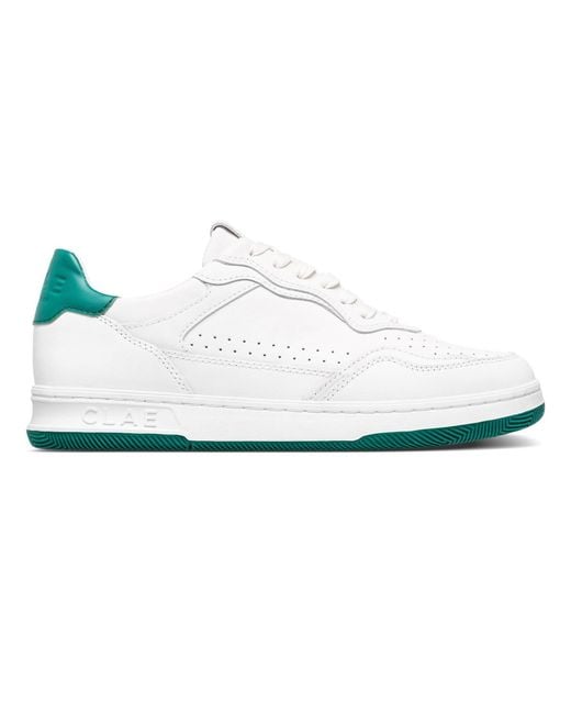 CLAE White Adults Low Top Trainers for men