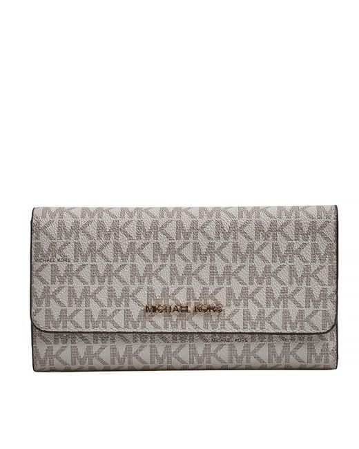 Michael Kors Metallic Large Jet Set Wallet 35F8Gtvf3B