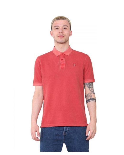 Marks & Spencer Red M&S Ss Polo Shirt for men