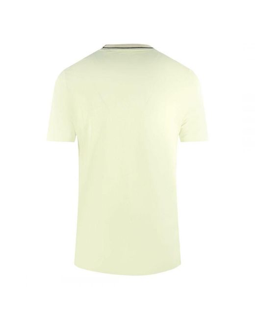 Lyle & Scott Green Casual Tipped Lucid T-Shirt for men