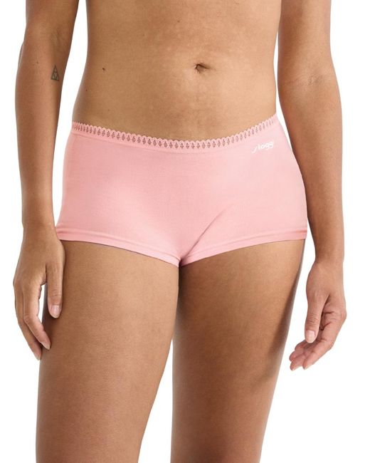 Sloggi Pink Go Crush Short Briefs (3 Pack)