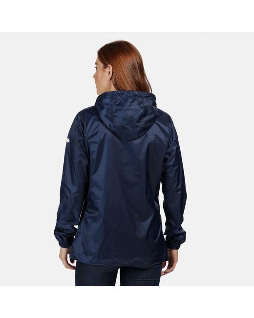 Regatta Blue Ladies Pk It Jkt Iii Waterproof Hooded Jacket