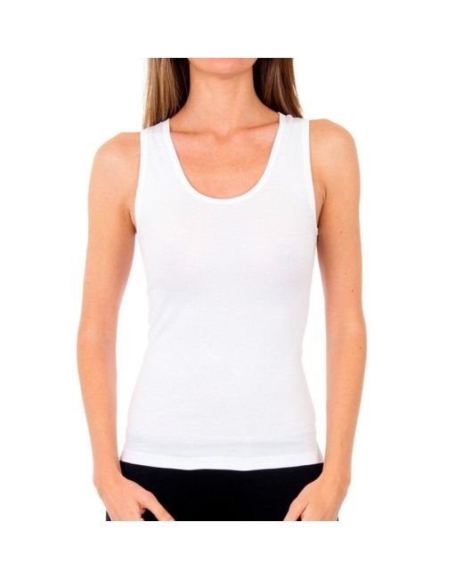 Abanderado White Liberty Sport Seamless Tank Top 4588