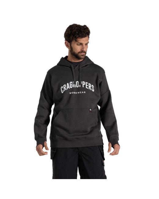 Craghoppers Black Oulston Hoodie (Carbon) for men