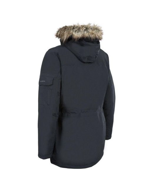 Trespass Blue Highland Waterproof Parka Jacket for men